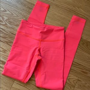 lululemon bright coral legging